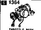 1364 - Throttle body (2600cc)