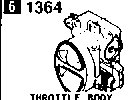 1364A - Throttle body (3000cc)