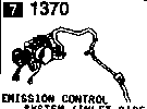1370 - Emission control system (inlet side) (2600cc)