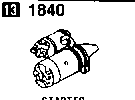 1840A - Starter (2600cc)(1.4kw)