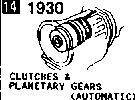 1930 - Clutches & planetary gears (automatic ; hydraulic control)