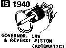 1940 - Governor, low & reveres piston (automatic ; hydraulic control)