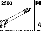 2500 - Front propeller shaft (4wd)