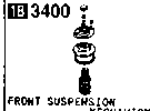 3400 - Front suspension mechanisms (2wd)