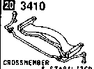 3410 - Crossmember & stabilizer (2wd)