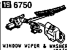 6750 - Window wiper & washer (rear)