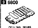 6800 - Ceiling trims (w/o sun roof)