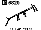 6820 - Pillar trims