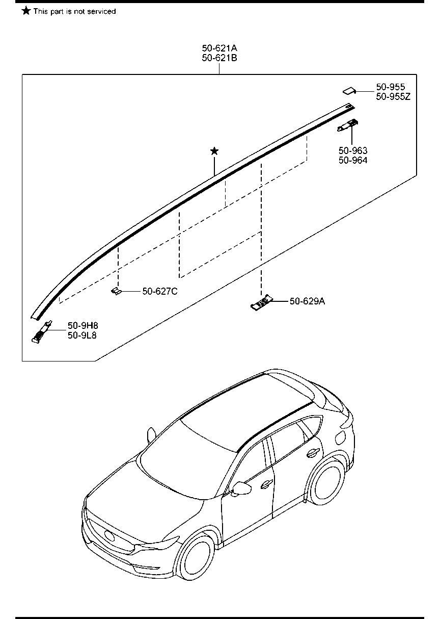 ABS Хромированная боковая дверь, литье под давлением для Mazda CX-5 CX5 2017 201