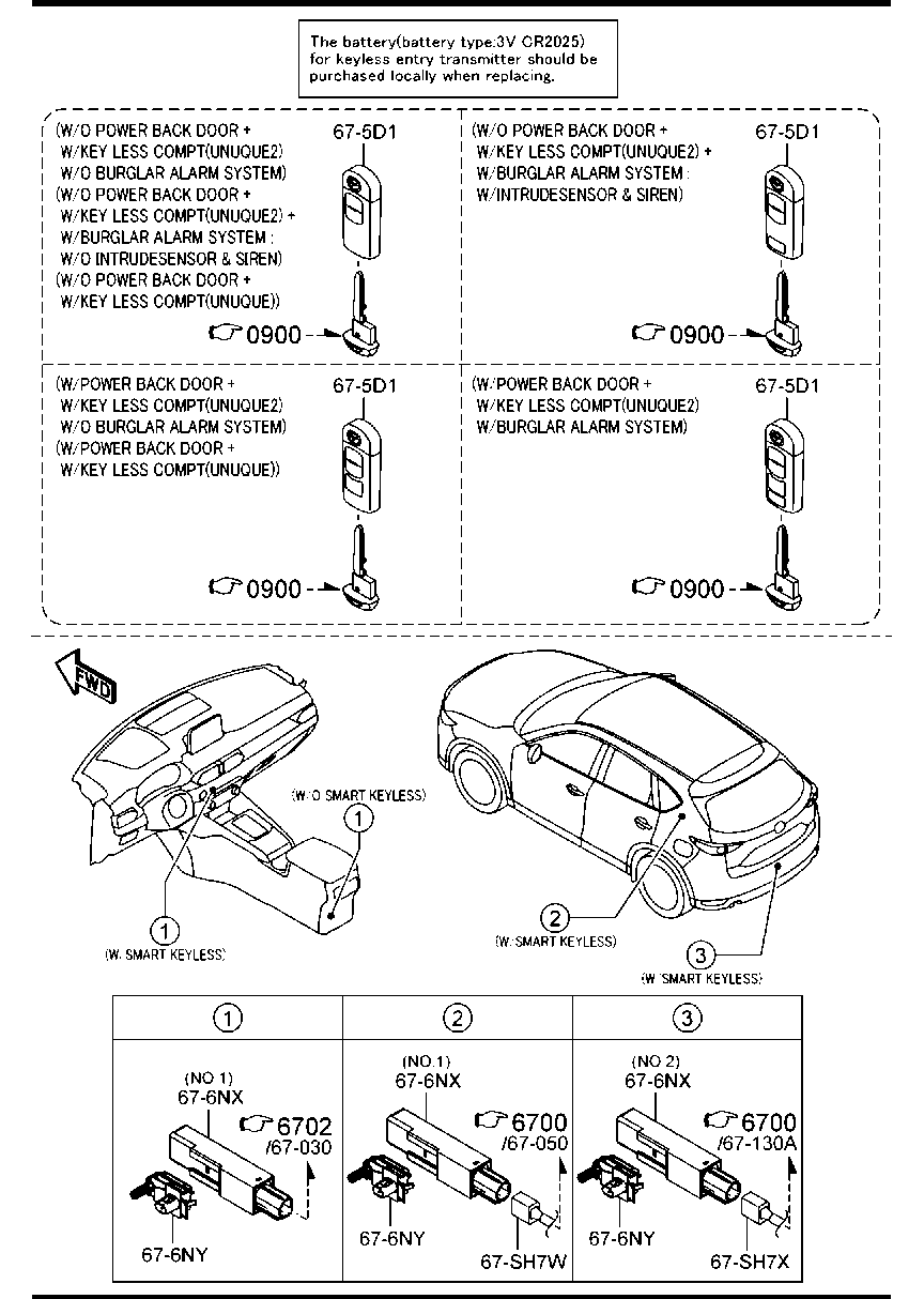 Body relays & unit for Mazda CX-5 - Amayama