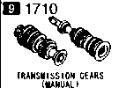 1710A - Manual transmission gears