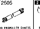 2505A - Rear propeller shaft