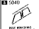 5040A - Body mouldings