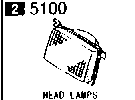 5100A - Head lamps