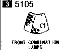 5105A - Front combination lamps