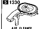 1330A - Air cleaner (2000cc)