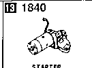 1840AA - Starter (2500cc)