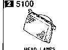 5100A - Head lamps