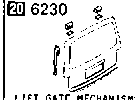 6230A - Lift gate mechanisms