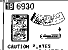 6930A - Caution plates & labels