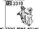 3310A - Front brake mechanisms