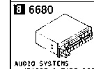 6680A - Audio systems (radio & tape deck) (general & china)