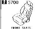 5700A - Front seats (general)