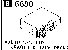 6680A - Audio systems (radio & tape deck)