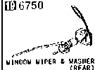 6750A - Window wiper & washer (rear)
