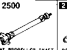 2500 - Front propeller shaft (4wd)