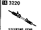 3220A - Steering gear (4wd)