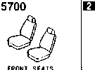 5700 - Front seats
