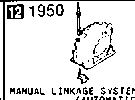 1950A - Automatic transmission manual linkage system