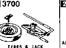 3700A - Tires & jack