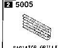 5005A - Radiator grille