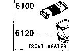 6100A - Front heater
